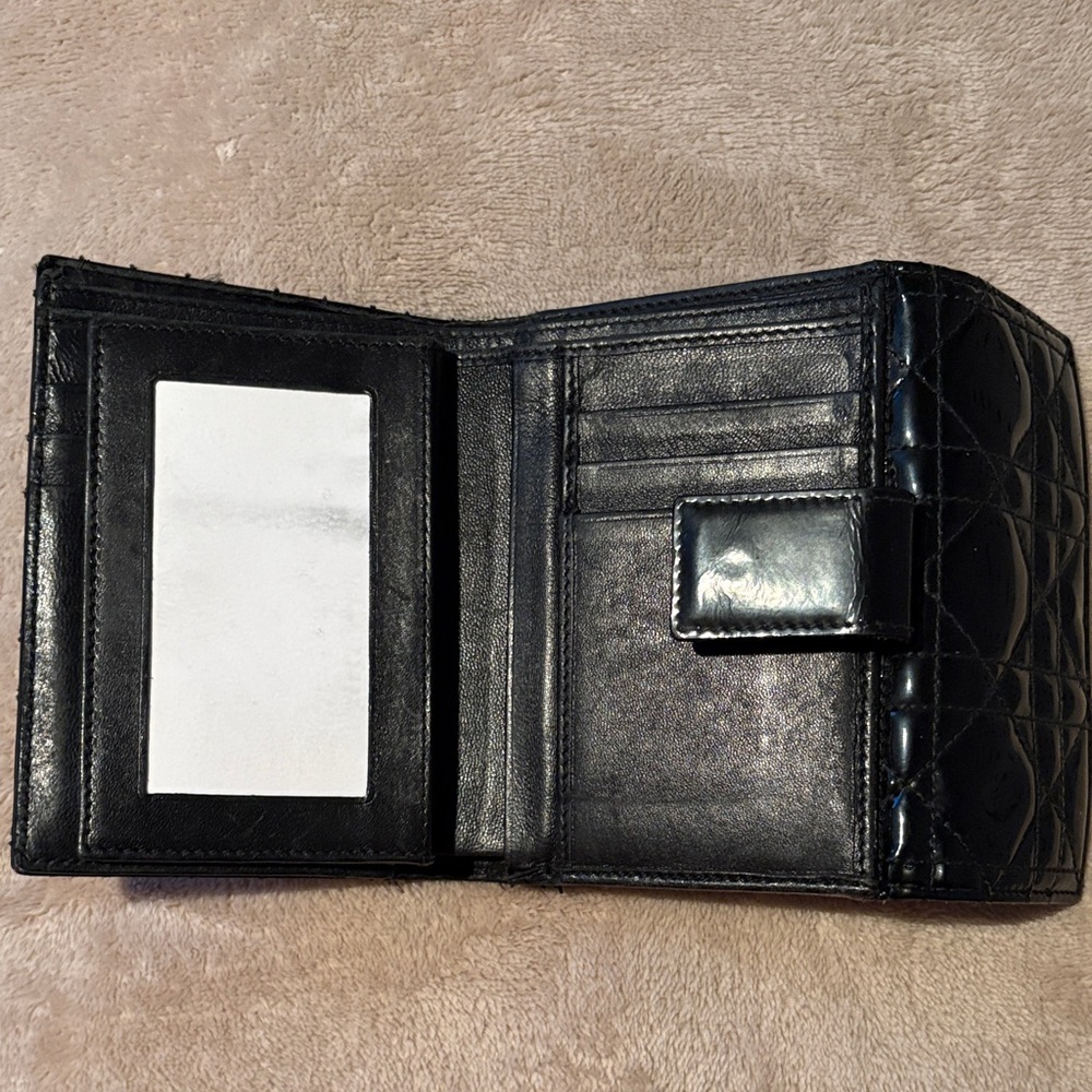 CHRISTIAN DIOR cannage trifold compact - Picture 5 of 6